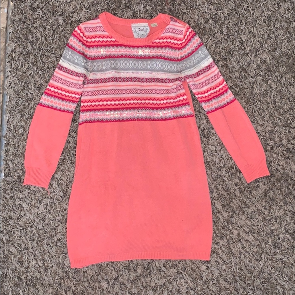 Girls size 5 sweater dress